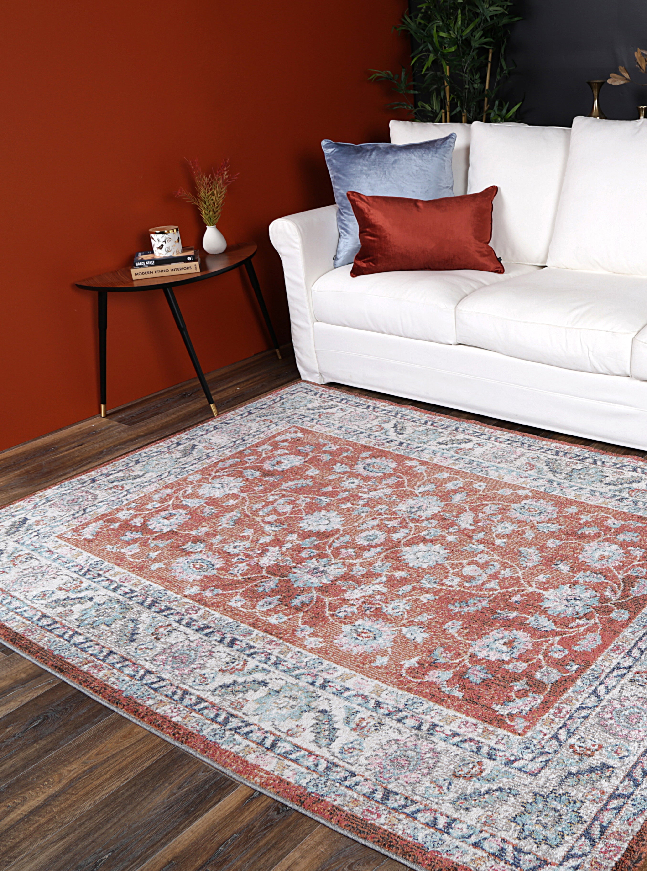 Glenmere Luda Terracotta Transitional Rug