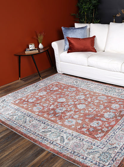 Glenmere Luda Terracotta Transitional Rug