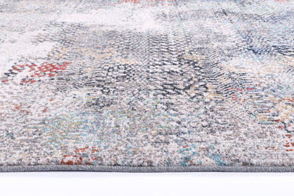 Glenmere Ernesto Grey & Terracotta Tribal Rug