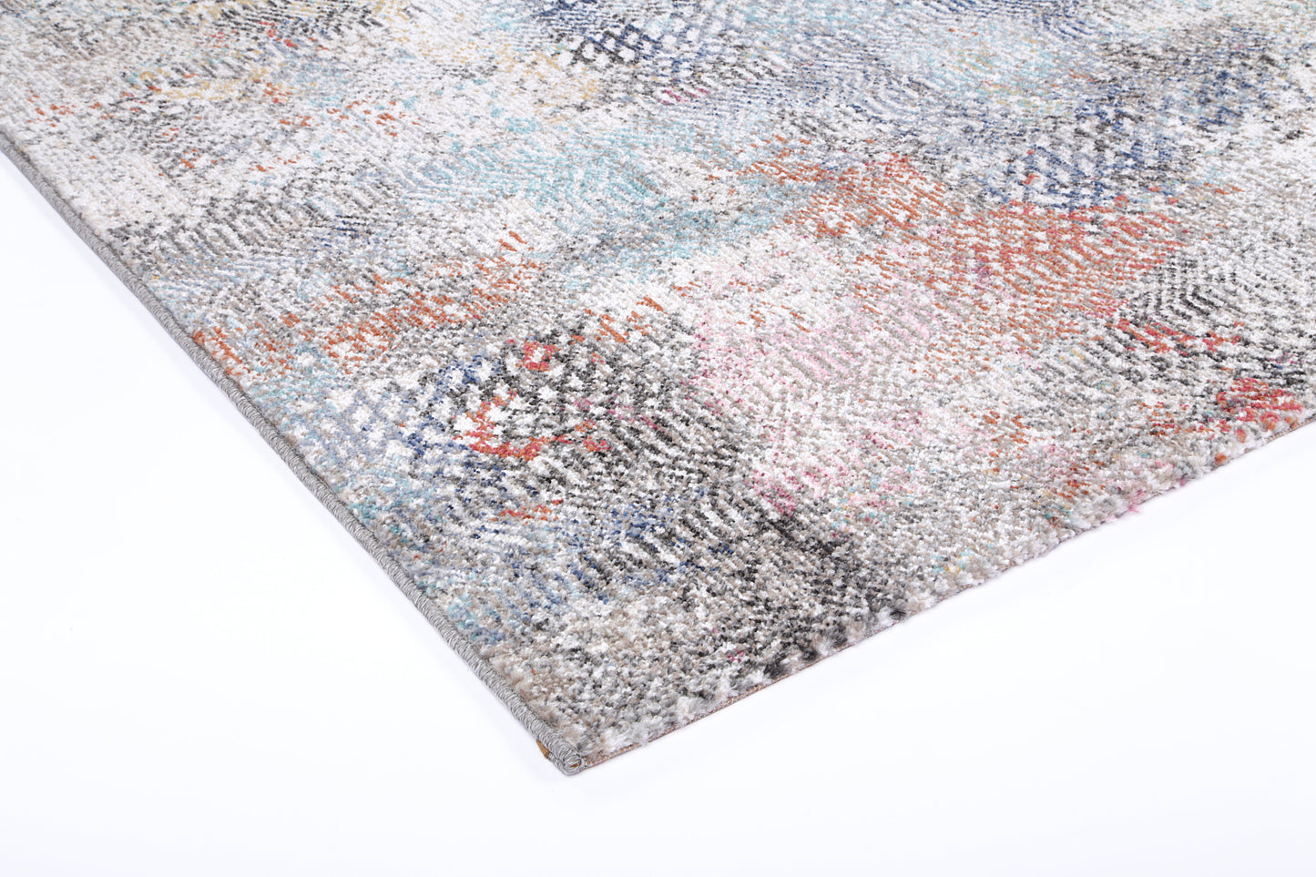 Glenmere Ernesto Grey & Terracotta Tribal Rug