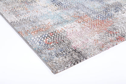 Glenmere Ernesto Grey & Terracotta Tribal Rug