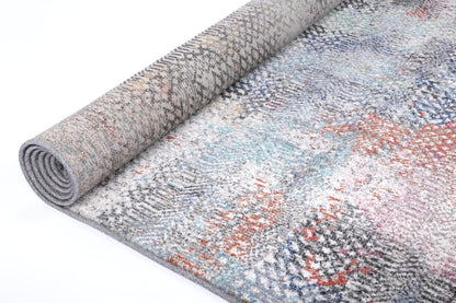 Glenmere Ernesto Grey & Terracotta Tribal Rug