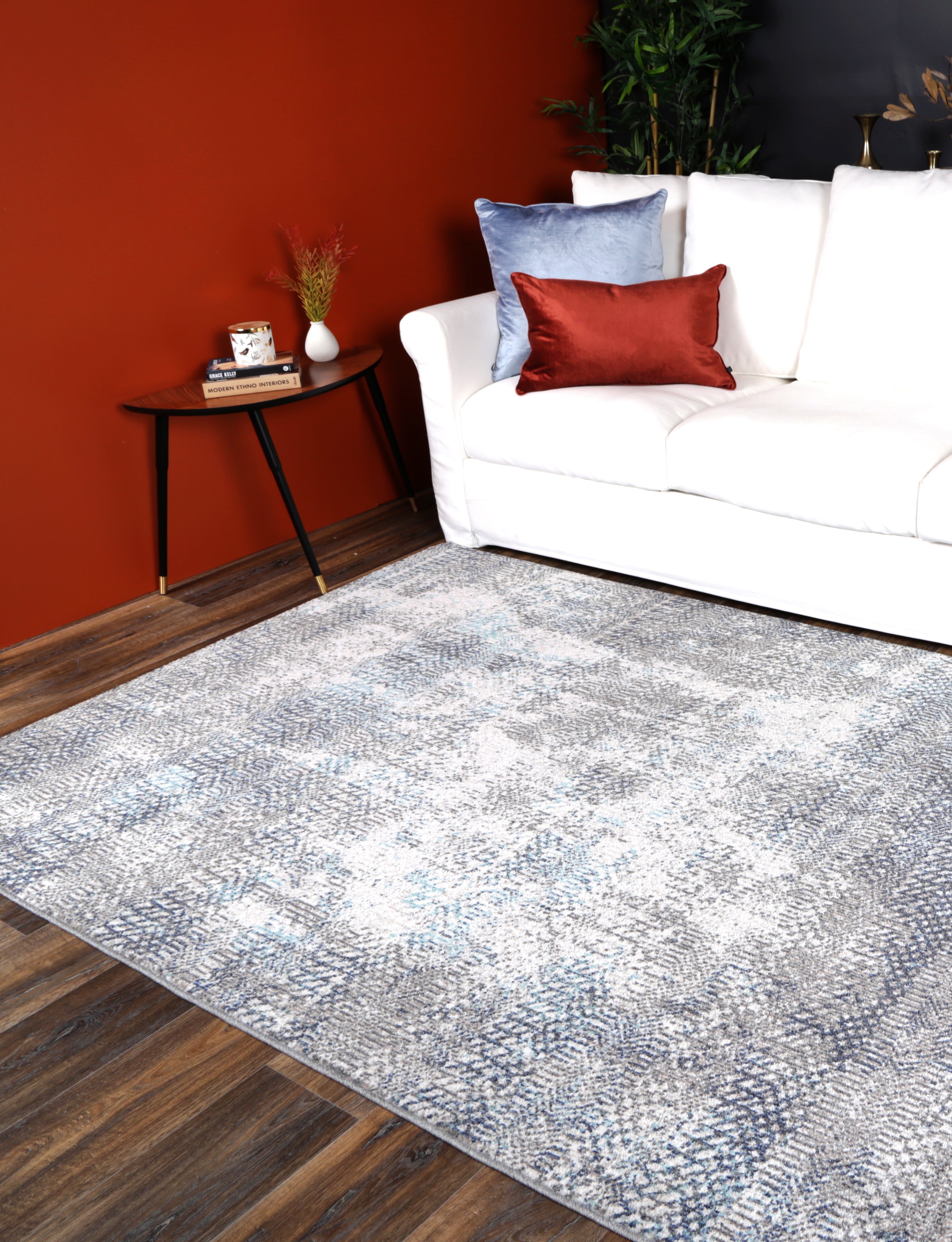 Glenmere Eli Grey Tribal Rug