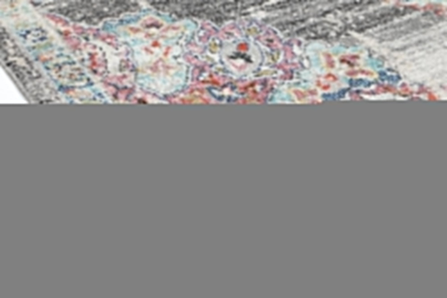 Glenmere Hollow Medalion Transitional Grey Rug