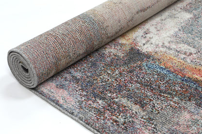 Glenmere Aveza Abstract Grey Rug