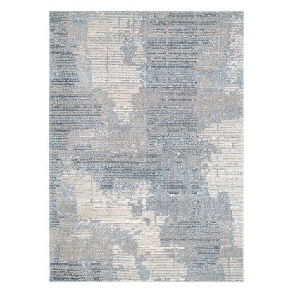 Rug & Rest Abstract Blue Rug - SANTA03