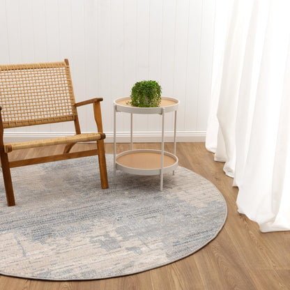 Rug & Rest Abstract Blue Rug - SANTA03