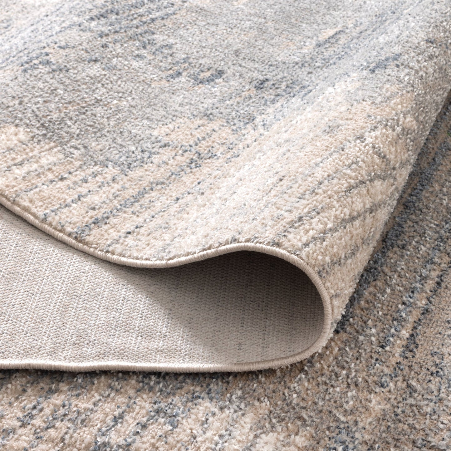 Rug & Rest Abstract Blue Rug - SANTA03