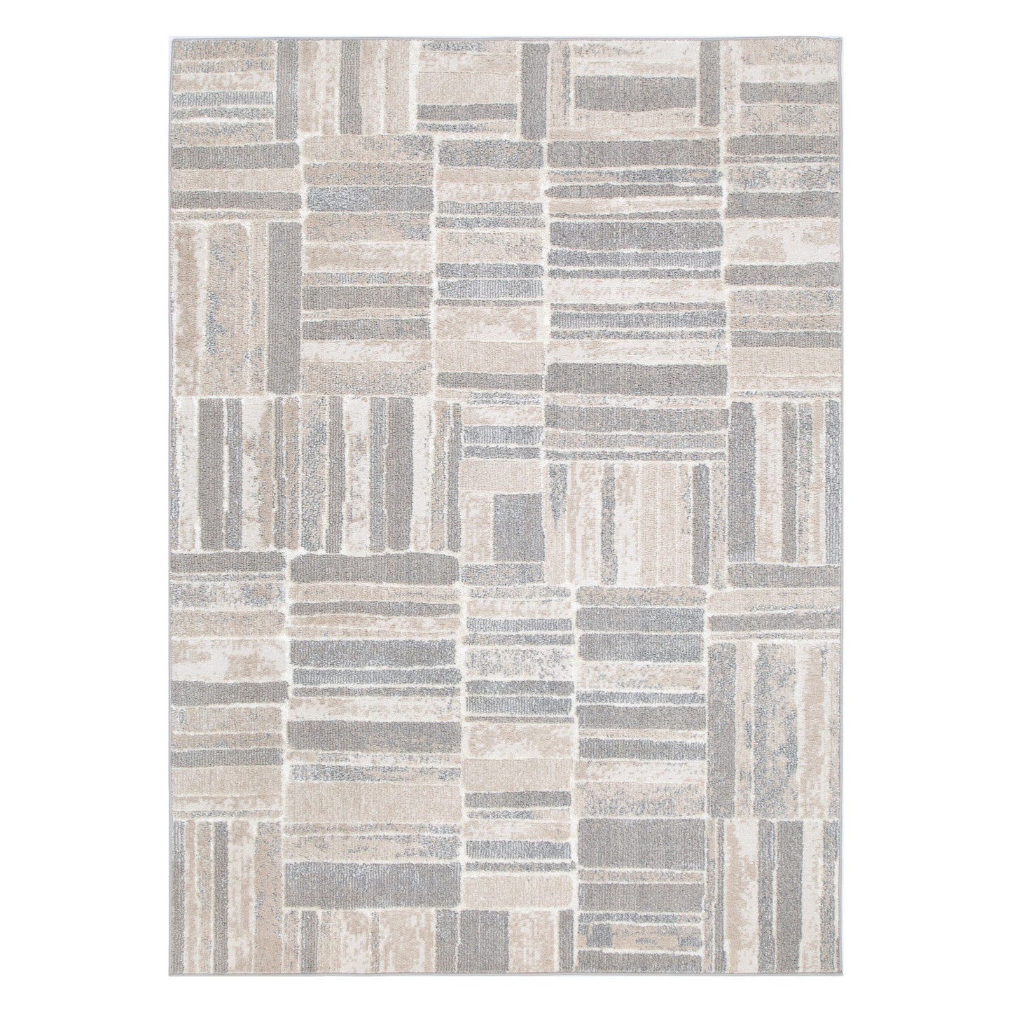 Rug & Rest Tetris Neutral Rug - SANTA04
