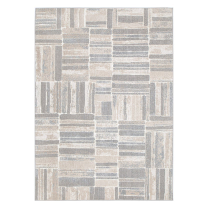 Rug & Rest Tetris Neutral Rug - SANTA04