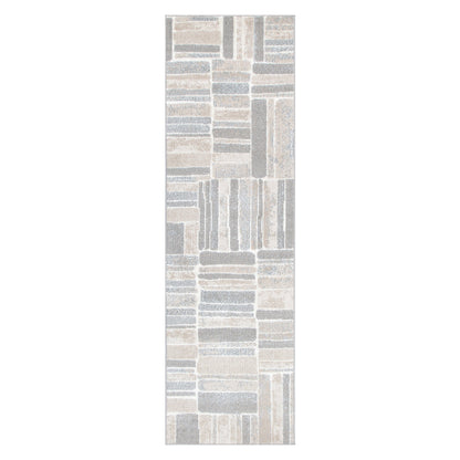 Rug & Rest Tetris Neutral Rug - SANTA04