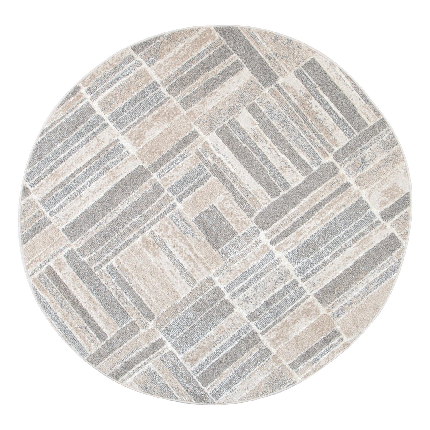 Rug & Rest Tetris Neutral Rug - SANTA04