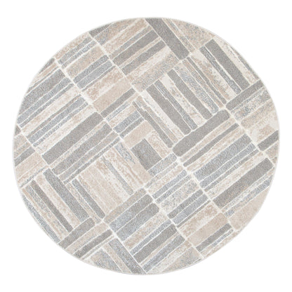 Rug & Rest Tetris Neutral Rug - SANTA04