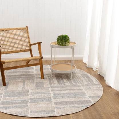 Rug & Rest Tetris Neutral Rug - SANTA04