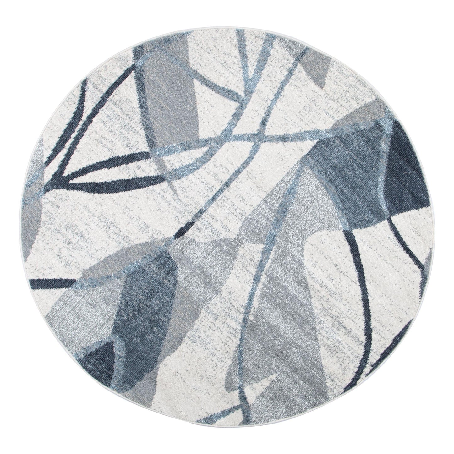 Rug & Rest Rhythm Grey Blue Rug - SANTA07