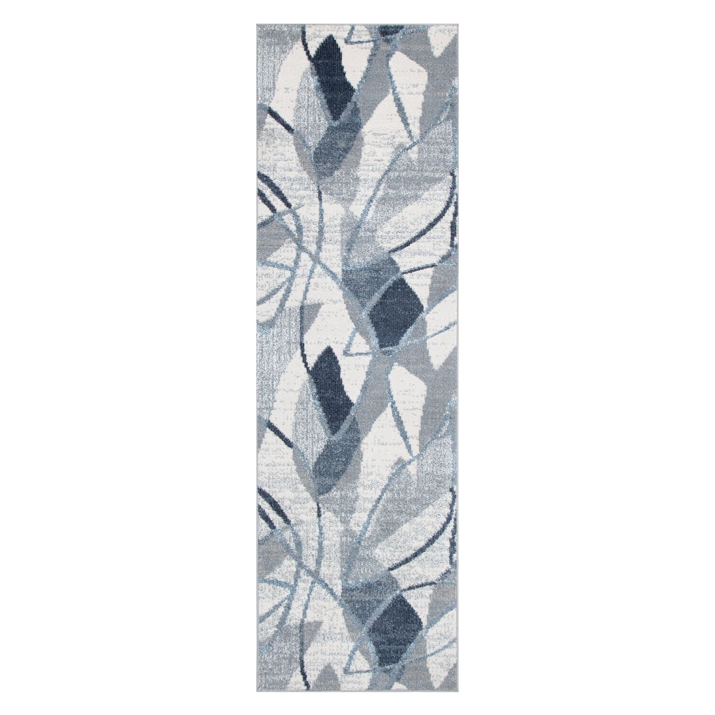 Rug & Rest Rhythm Grey Blue Rug - SANTA07
