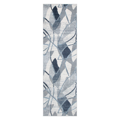 Rug & Rest Rhythm Grey Blue Rug - SANTA07