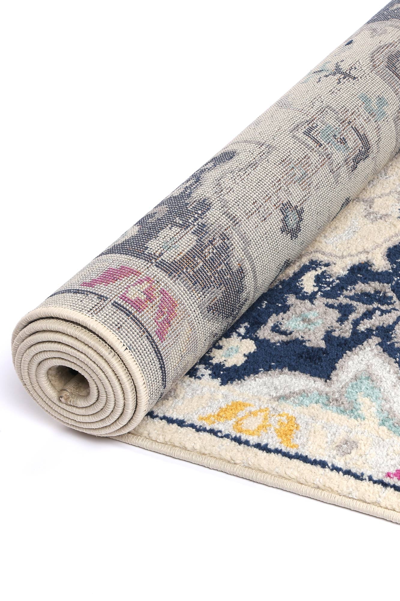 Roselle Acate Ivory & Multi Transitional Rug