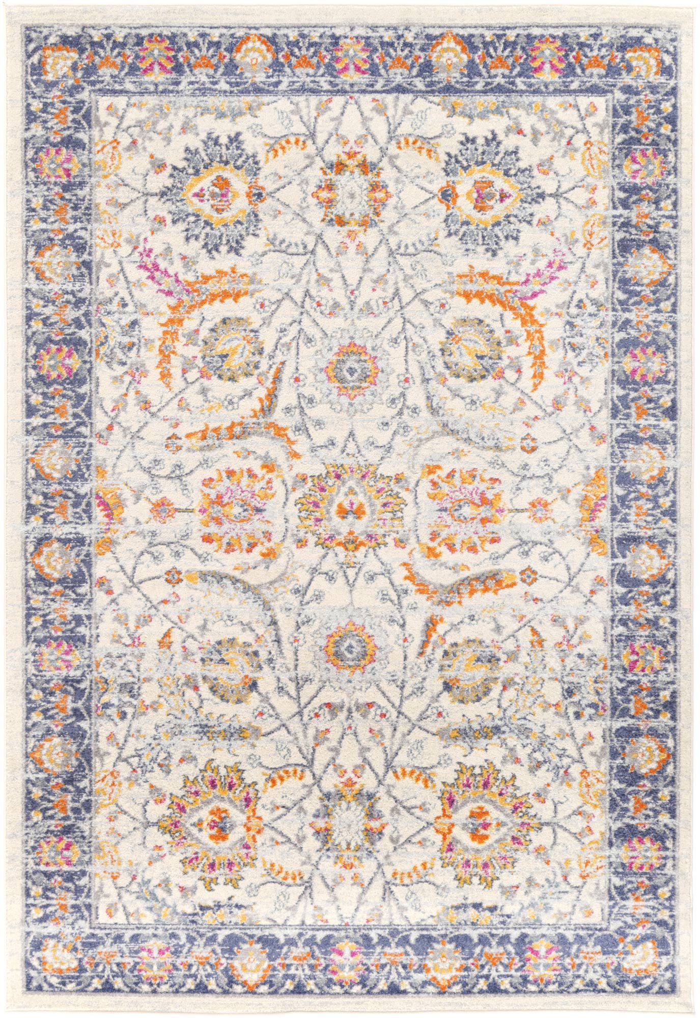 Roselle Mortilli Blue & Yellow Transitional Rug