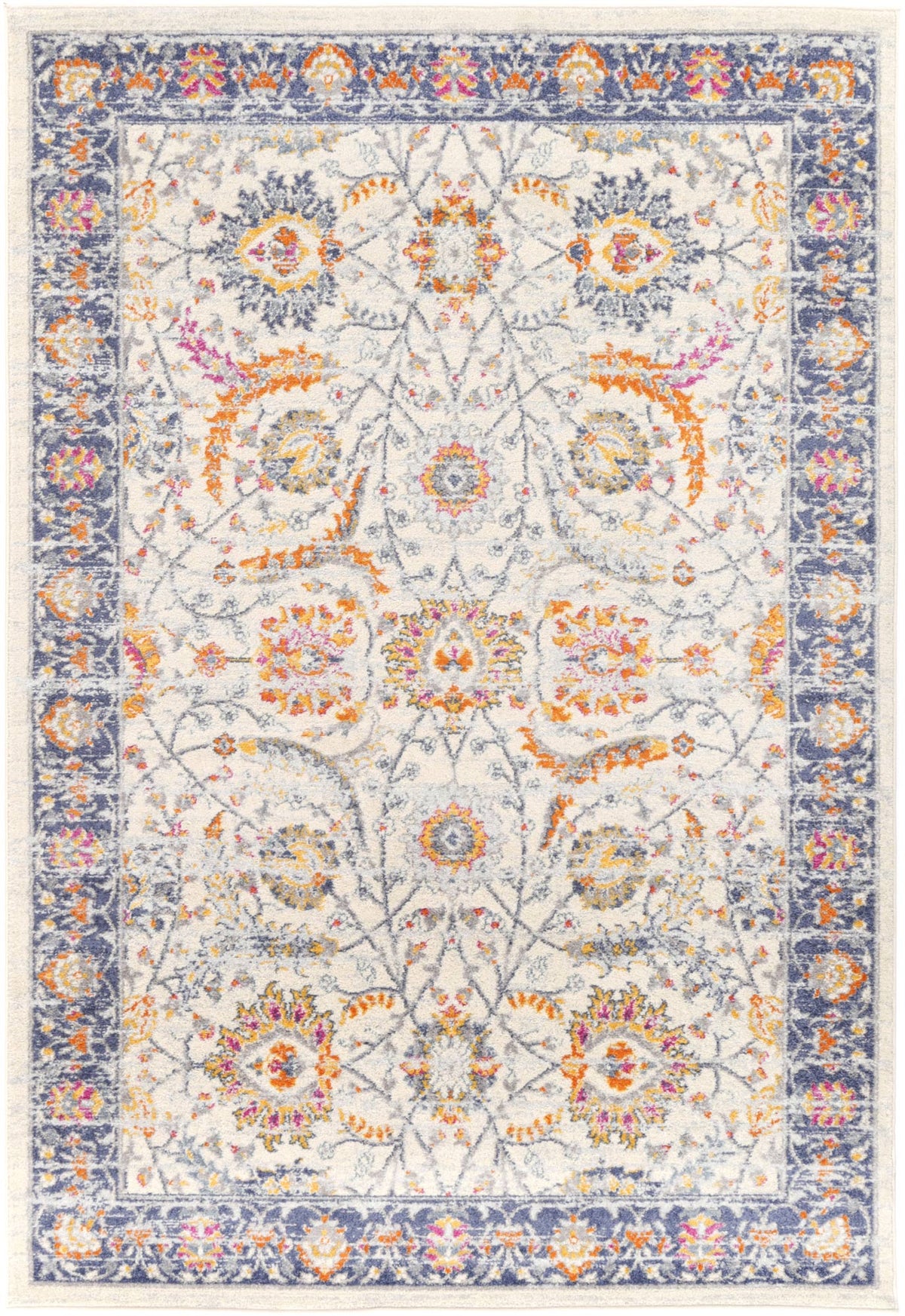 Roselle Mortilli Blue & Yellow Transitional Rug