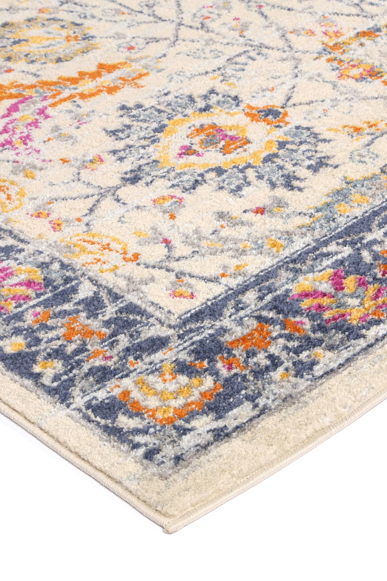 Roselle Mortilli Blue & Yellow Transitional Rug
