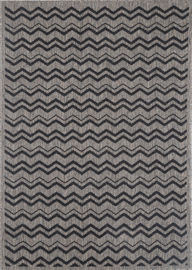 Briarwood Brown Beige and Black Geometric Rug
