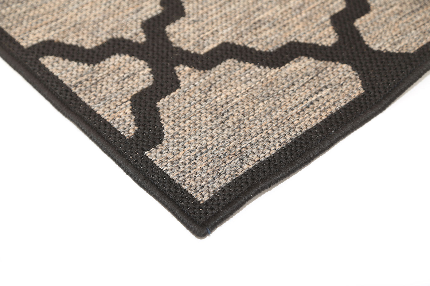Briarwood Beige and Black Geometric Rug