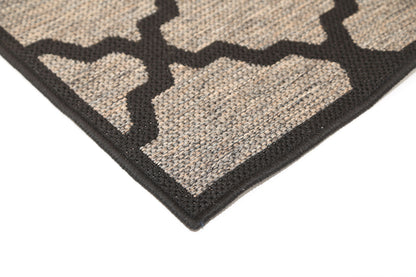 Briarwood Beige and Black Geometric Rug