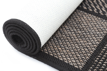 Briarwood Grey Square Shape Patterned Ikat Rug