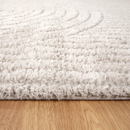 Pebble Dior Beige Shag Rug