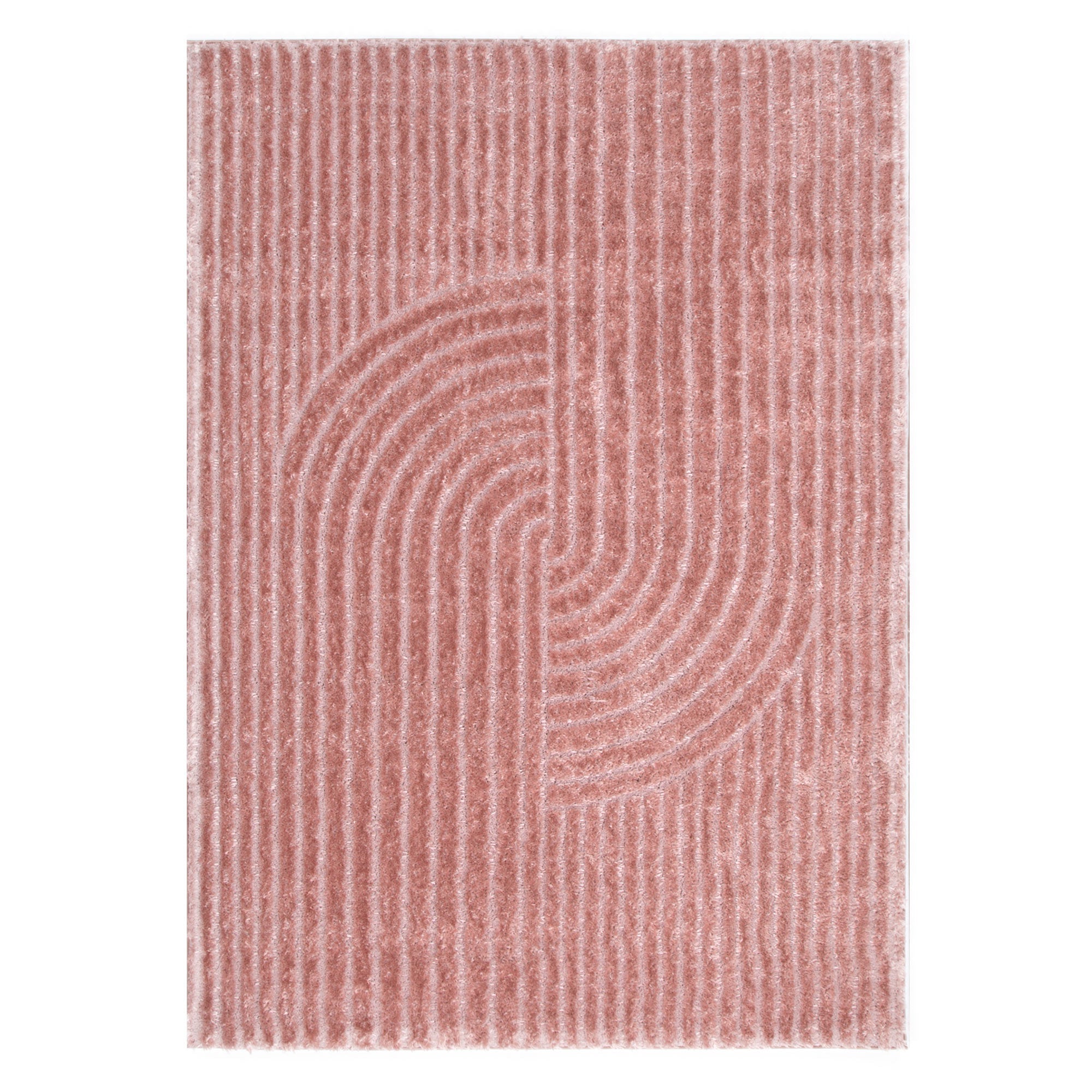 Pebble Dior Blush Shag Rug