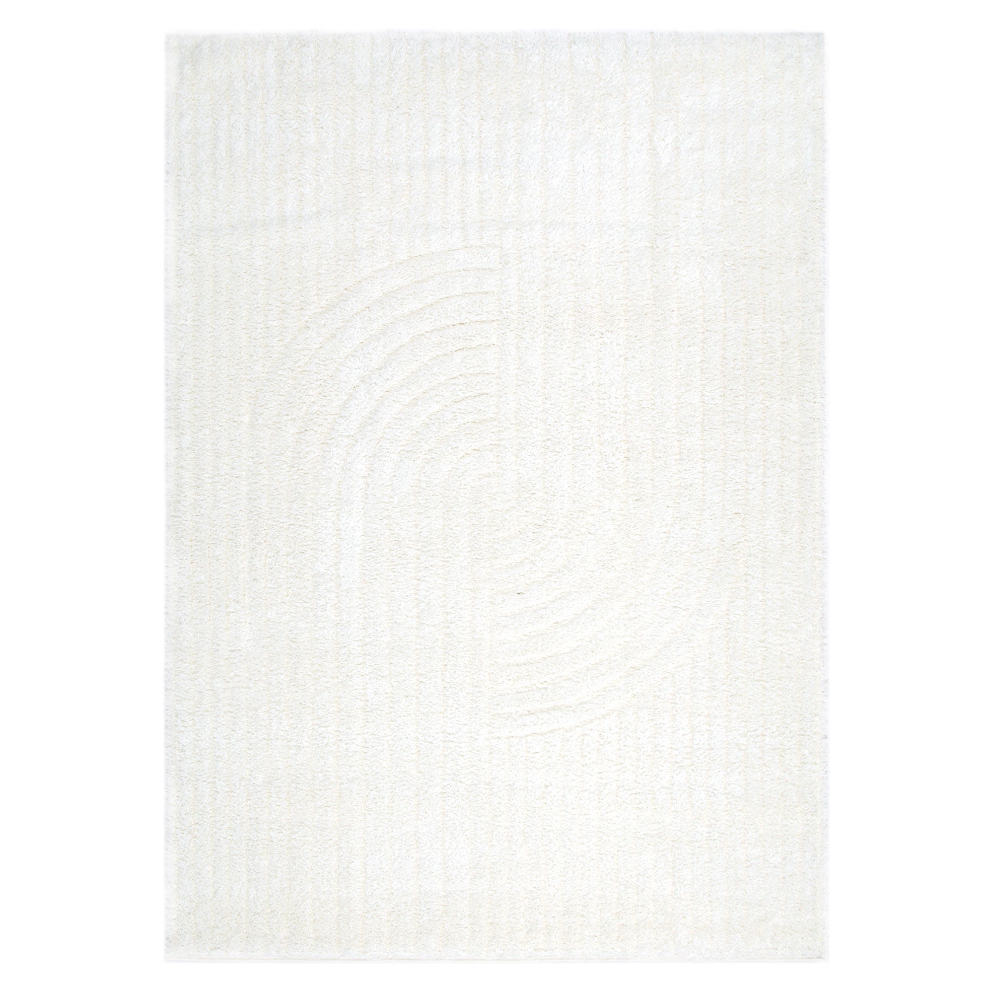 Pebble Dior Cream Shag Rug