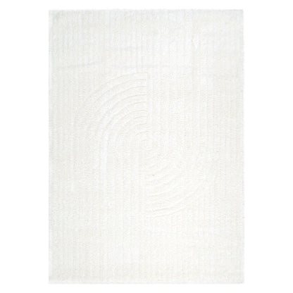 Pebble Dior Cream Shag Rug