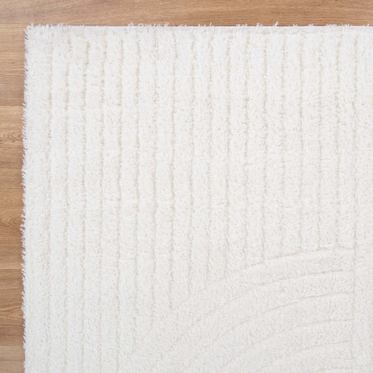 Pebble Dior Cream Shag Rug