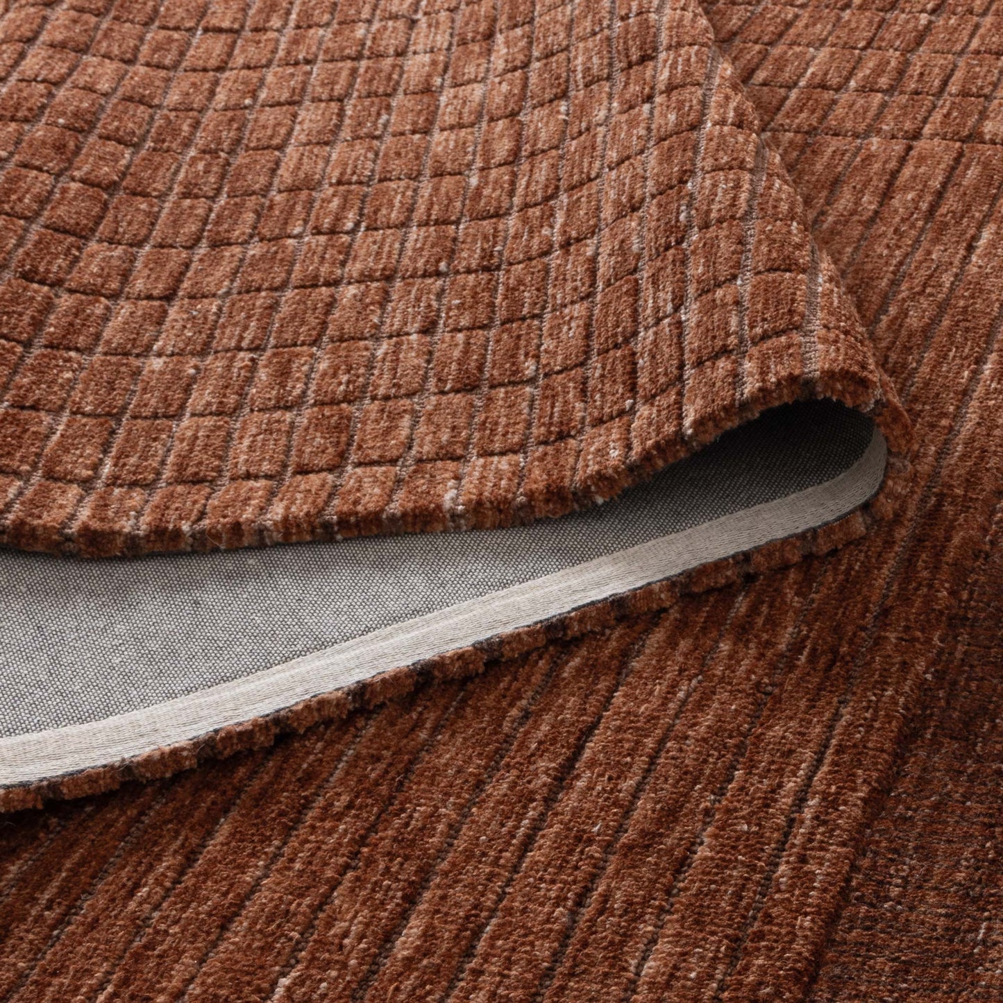 Kyoto Terracotta Carved Rug - Kyoto01