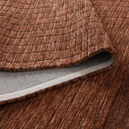 Kyoto Terracotta Carved Rug - Kyoto01