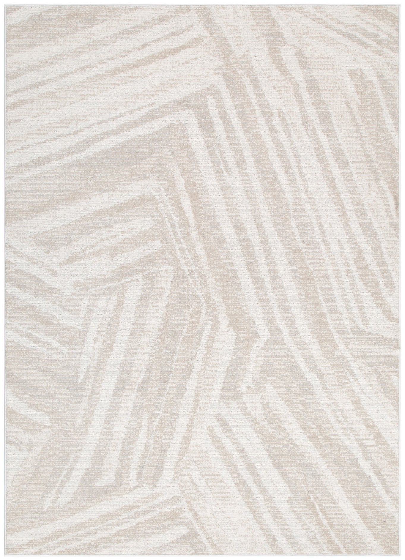 Solstice Geo Lines Beige Cream Rug - TOS1