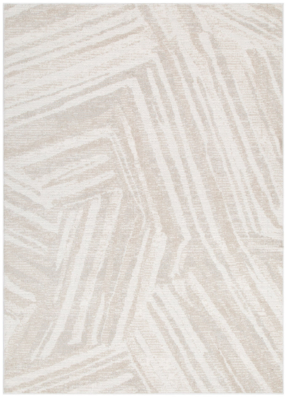 Solstice Geo Lines Beige Cream Rug - TOS1