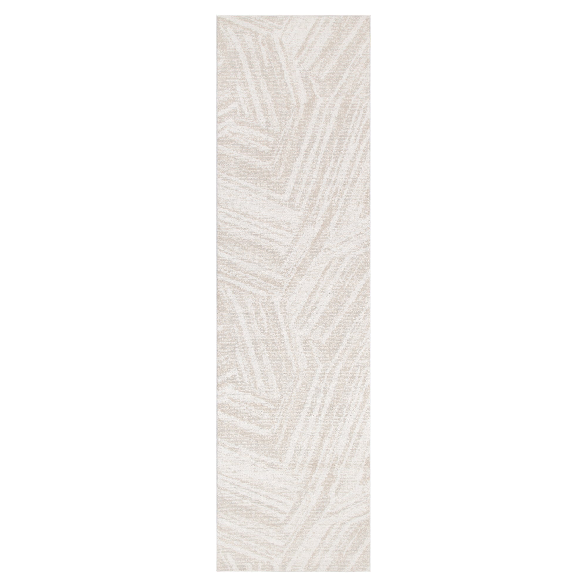 Solstice Geo Lines Beige Cream Rug - TOS1