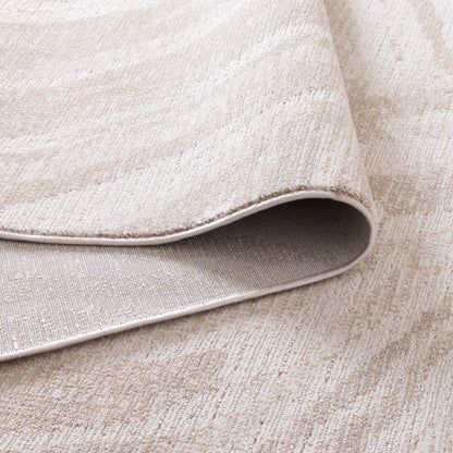 Solstice Geo Lines Beige Cream Rug - TOS1
