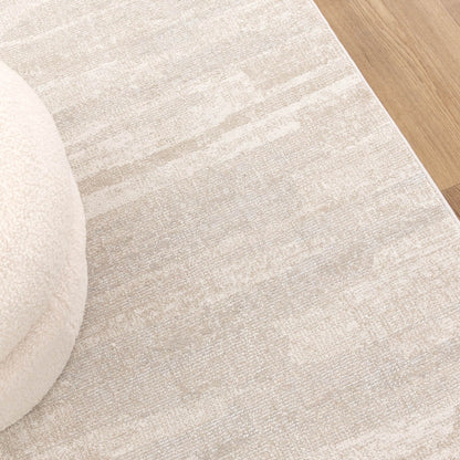 Solstice Watercolour Beige Cream Rug - TOS2