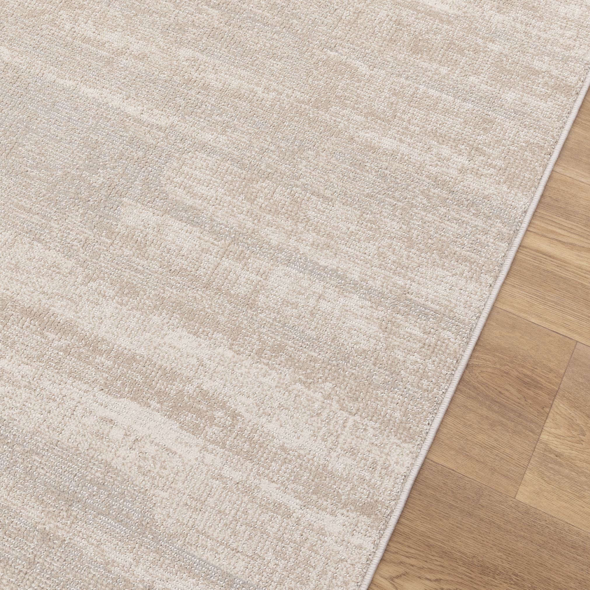 Solstice Watercolour Beige Cream Rug - TOS2