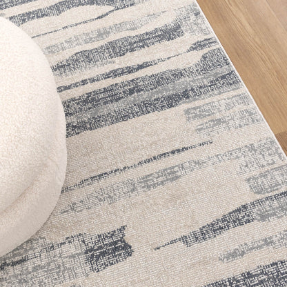 Solstice Watercolour Blue Rug - TOS3