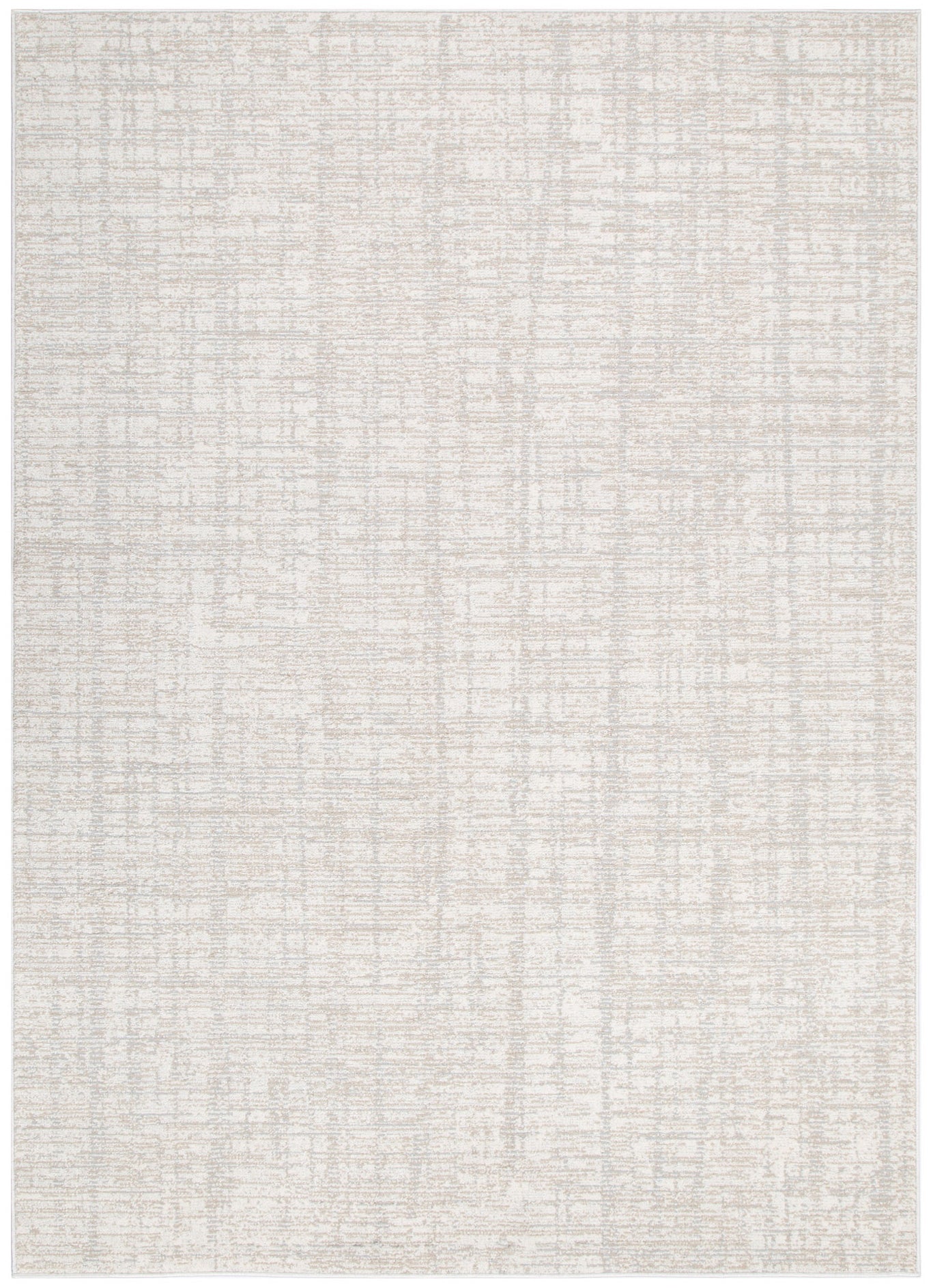 Solstice Distressed Lines Grey Beige Rug - TOS4