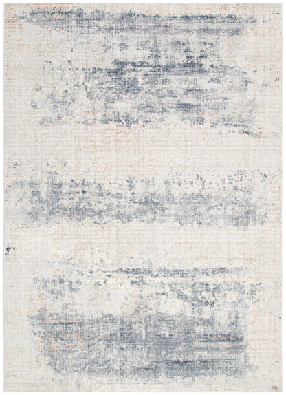 Solstice Distressed Splash Beige Blue Rug TOS5