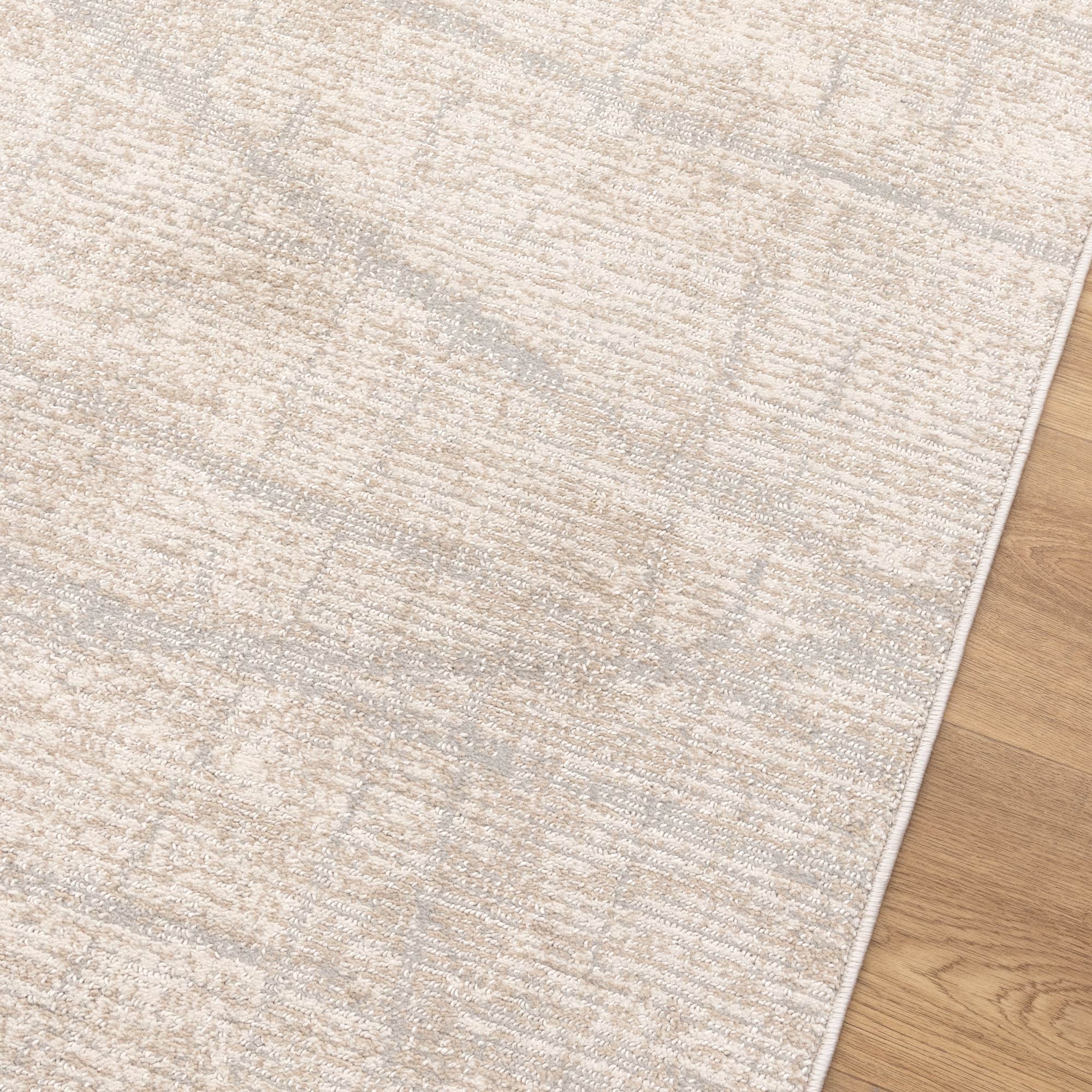 Solstice Lines Grey Beige Rug - TOS6