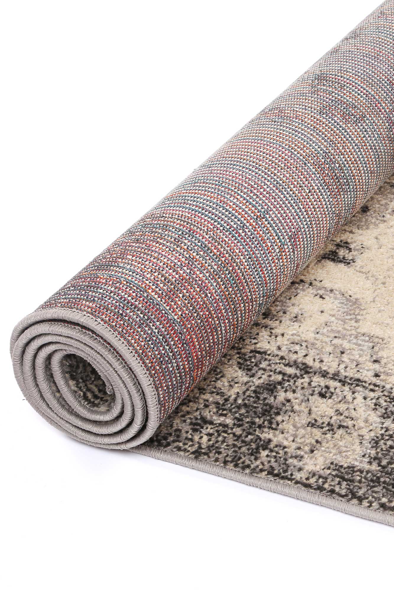 Zeyra Warm Cream & Grey Transitional Rug