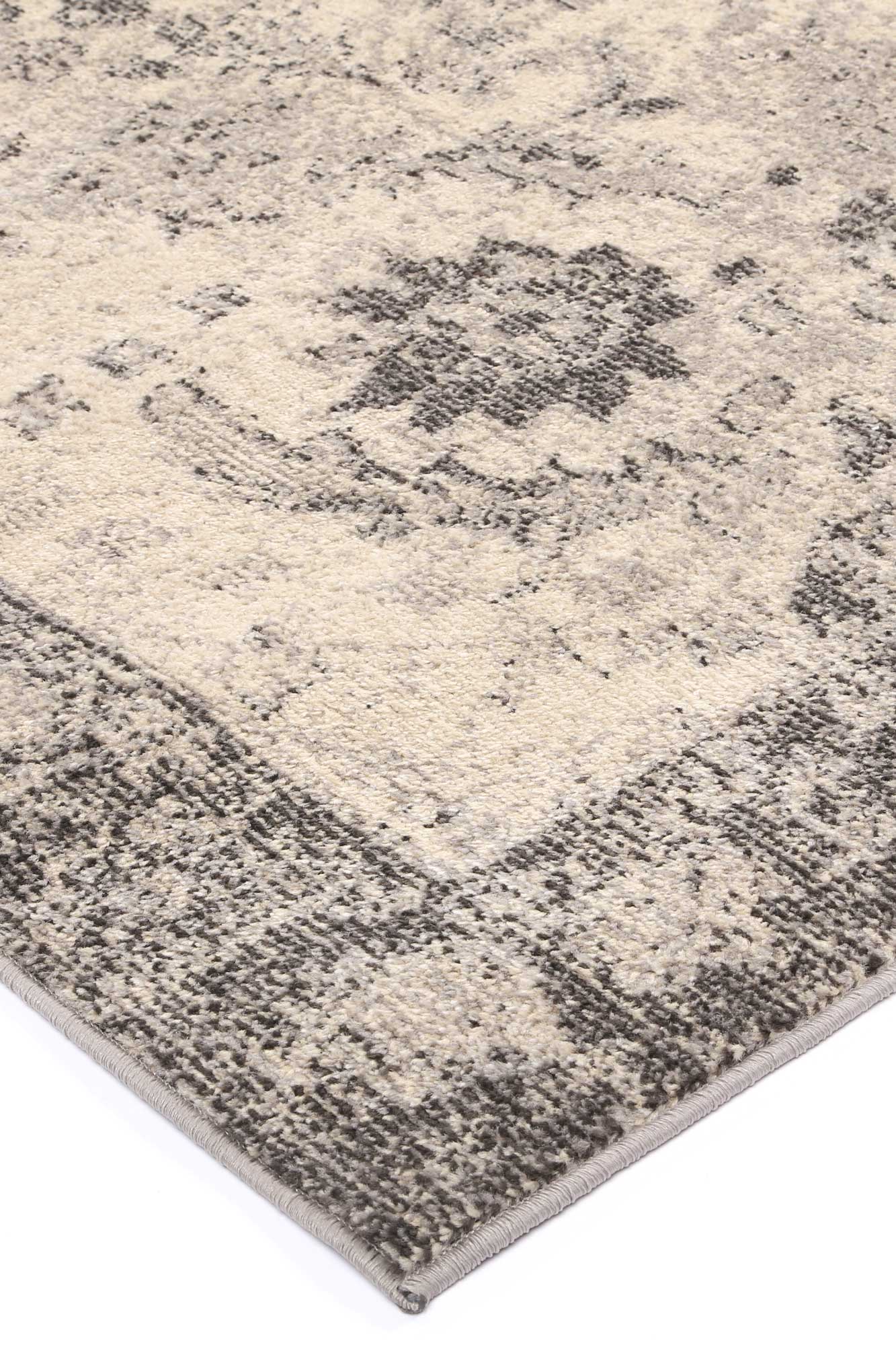 Zeyra Warm Cream & Grey Transitional Rug