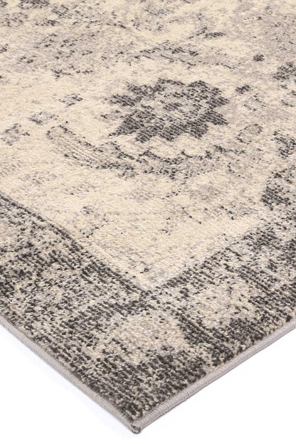 Zeyra Warm Cream & Grey Transitional Rug