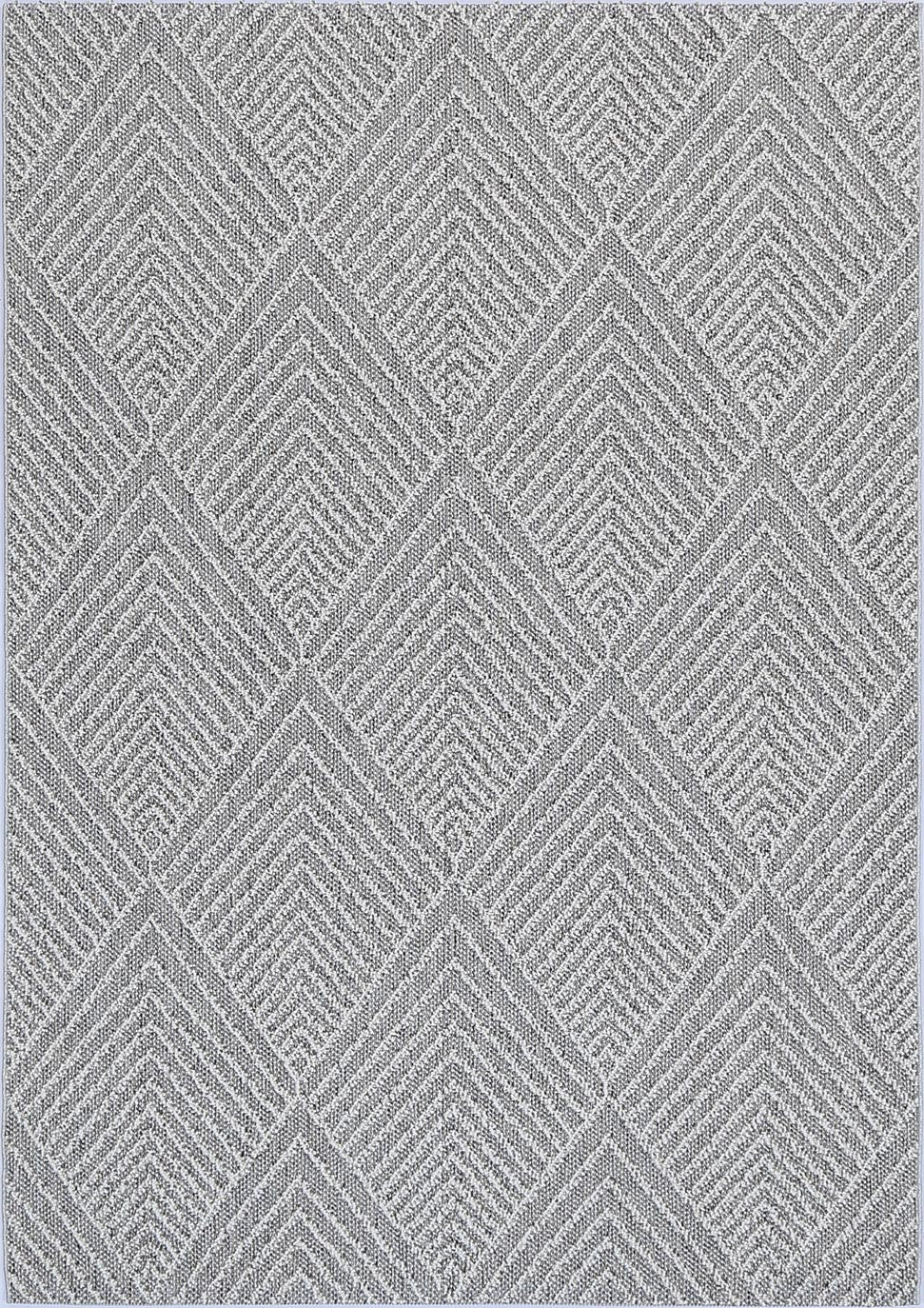 Torrelle Menapi Ash Geometric Flatweave Rug